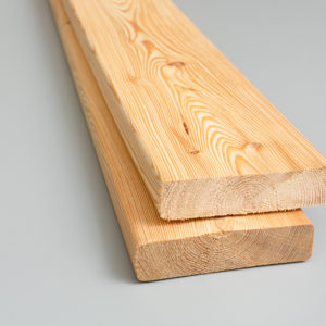 Deck board made of Siberian larch (grade B)