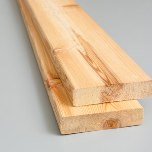 Deck board made of Siberian larch (grade C)